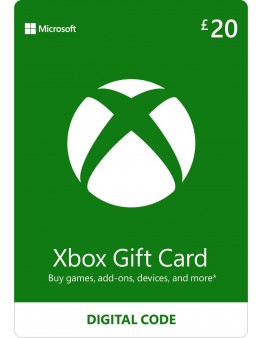 Microsoft darilni bon za 20 GBP za Xbox in računalnik (brez kartončka)
