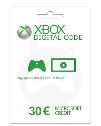 Microsoft darilni bon za 30 EUR za Xbox in računalnik (brez kartončka)